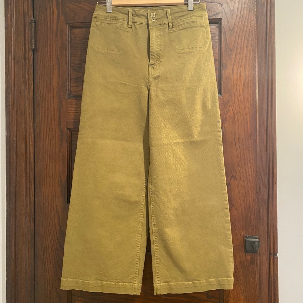 Anthropologie- NWOT- Never worn- Unpublished wideleg cotton pant